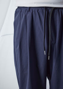 【予約商品 8/15(木)19:00-発売】CLEAN TECH TWILL WIDE PANTS BLACK