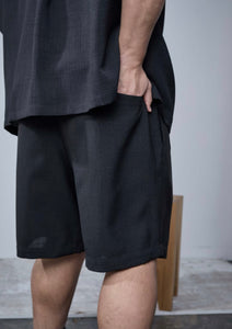 【数量限定･予約商品 4/17(木)19:00-発売】LINEN LIKE SHORTS BEIGE