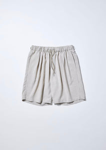【数量限定･予約商品 4/17(木)19:00-発売】LINEN LIKE SHORTS BEIGE