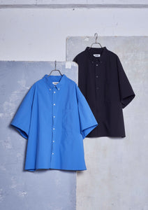 【数量限定･予約商品 1/23(木)19:00-発売】LIGHT CLEAN TECH TWILL S/S SHIRT BLUE