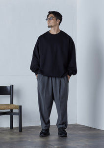 【数量限定･予約商品 9/29(月)18:00-発売】WOOL LIKE SLACKS CHARCOAL