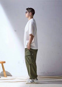 【 5/8(木)19:00-発売】CLEAN TECH TWILL T-SHIRT WHITE