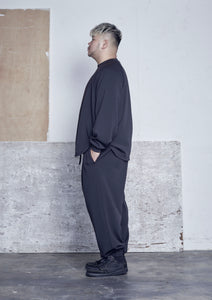 【予約商品 9/12(木)19:00-発売】SUPERB RELAX JOGGER PANTS BLACK