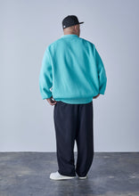 画像をギャラリービューアに読み込む, HEAVY WEIGHT KNIT CARDIGAN TURQUOISE
