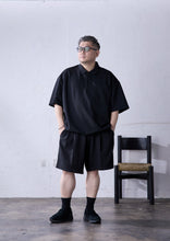 画像をギャラリービューアに読み込む, 【数量限定･予約商品 3/25(水)19:00-発売】LIGHT MESH BIG POLO SHIRT BLACK
