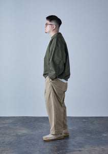 CLEAN TECH TWILL LONG T-SHIRT II KHAKI