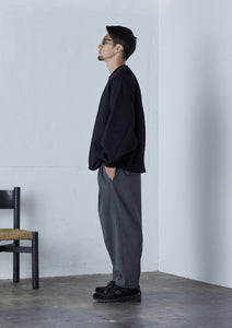 【数量限定･予約商品 9/29(月)18:00-発売】WOOL LIKE SLACKS CHARCOAL
