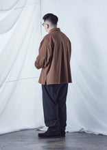 画像をギャラリービューアに読み込む, 【予約商品 7/25(木)19:00-発売】WOOL LIKE RELAX SHIRT CAMEL
