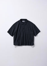 画像をギャラリービューアに読み込む, 【数量限定･予約商品 3/25(水)19:00-発売】LIGHT MESH BIG POLO SHIRT BLACK
