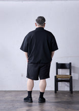 画像をギャラリービューアに読み込む, 【数量限定･予約商品 3/25(水)19:00-発売】LIGHT MESH BIG POLO SHIRT BLACK
