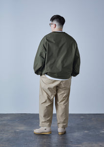 CLEAN TECH TWILL LONG T-SHIRT II KHAKI