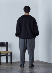 【数量限定･予約商品 9/29(月)18:00-発売】WOOL LIKE SLACKS CHARCOAL