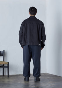 【数量限定･予約商品 8/21(木)19:00-発売】STRETCH RELAX DENIM JACKET WASHED BLACK