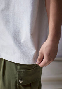 【 5/8(木)19:00-発売】CLEAN TECH TWILL T-SHIRT WHITE