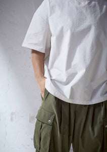 【 5/8(木)19:00-発売】CLEAN TECH TWILL T-SHIRT WHITE