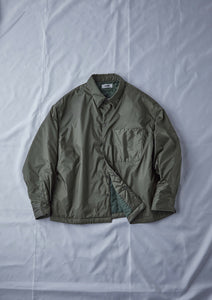 LIGHT PADDED BIG SHIRT JACKET KHAKI