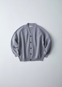 【数量限定･予約商品 9/11(木)19:00-発売】HEAVY WEIGHT KNIT CARDIGAN GREY