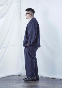 【予約商品 8/15(木)19:00-発売】CLEAN TECH TWILL WIDE PANTS NAVY