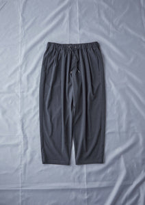 WOOL LIKE TAPERED PANTS GREY