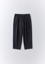画像をギャラリービューアに読み込む, HEAVY PONTE BASIC PANTS BLACK 【股下70cm】

