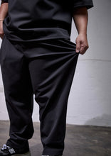 画像をギャラリービューアに読み込む, HEAVY PONTE BASIC PANTS BLACK 【股下70cm】
