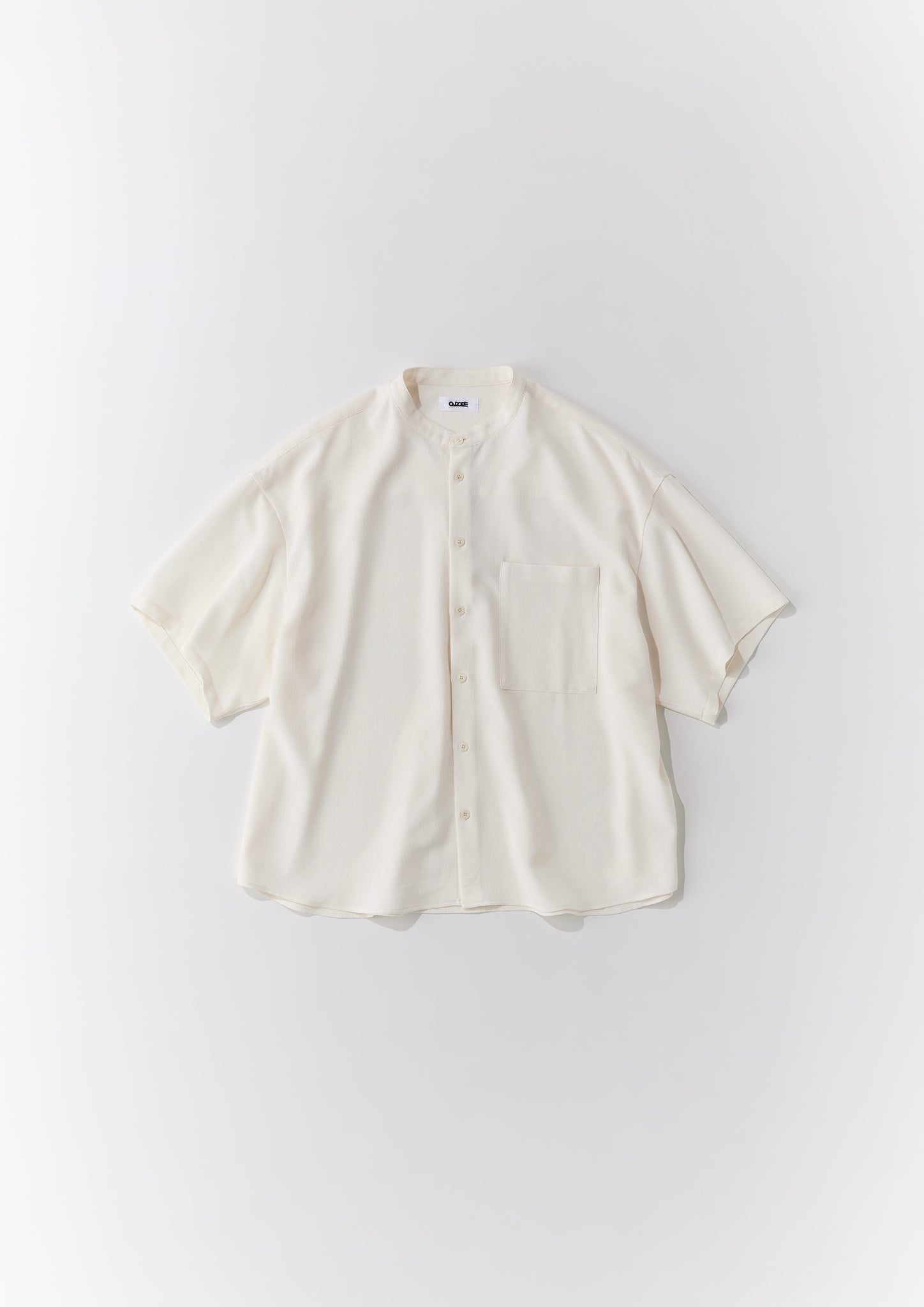 数量限定・即納商品 5/25(月)19:00-発売】LINEN LIKE BAND COLLAR S/S