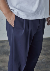 HEAVY PONTE TAPERED PANTS GREY