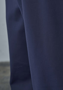 HEAVY PONTE TAPERED PANTS NAVY