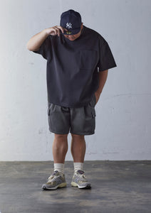 【予約商品】HEAVY PONTE CARGO SHORTS GREY